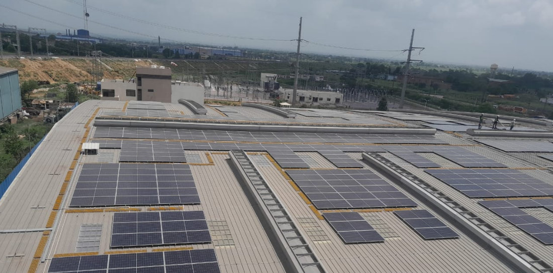 Ashirvad Pipes Rooftop solar installation