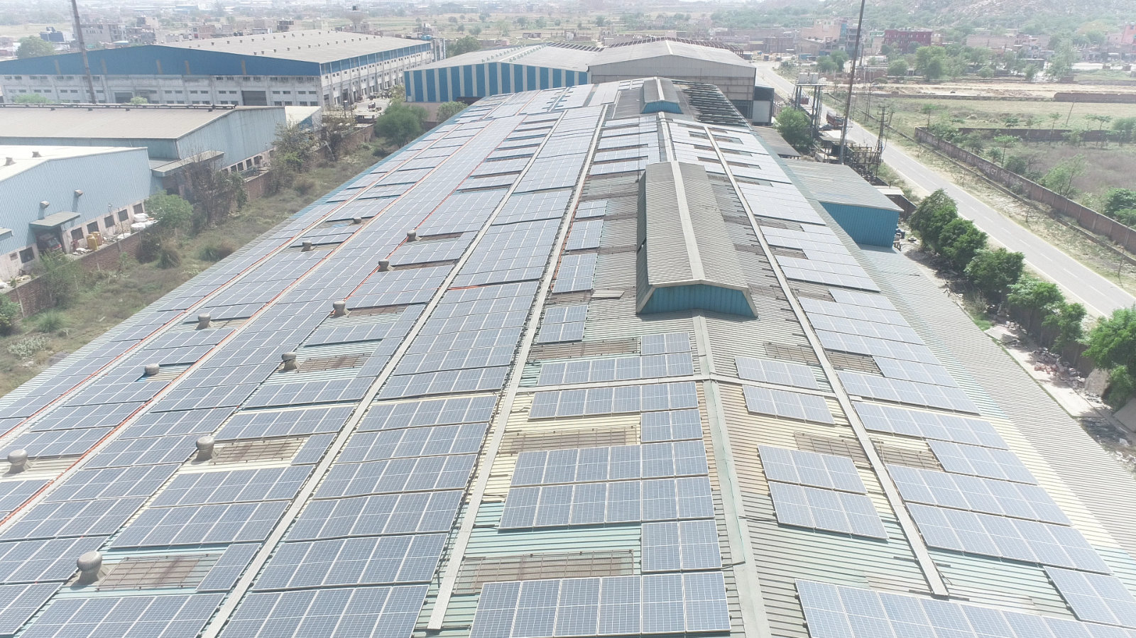 Drawmet Wires Rooftop solar installation