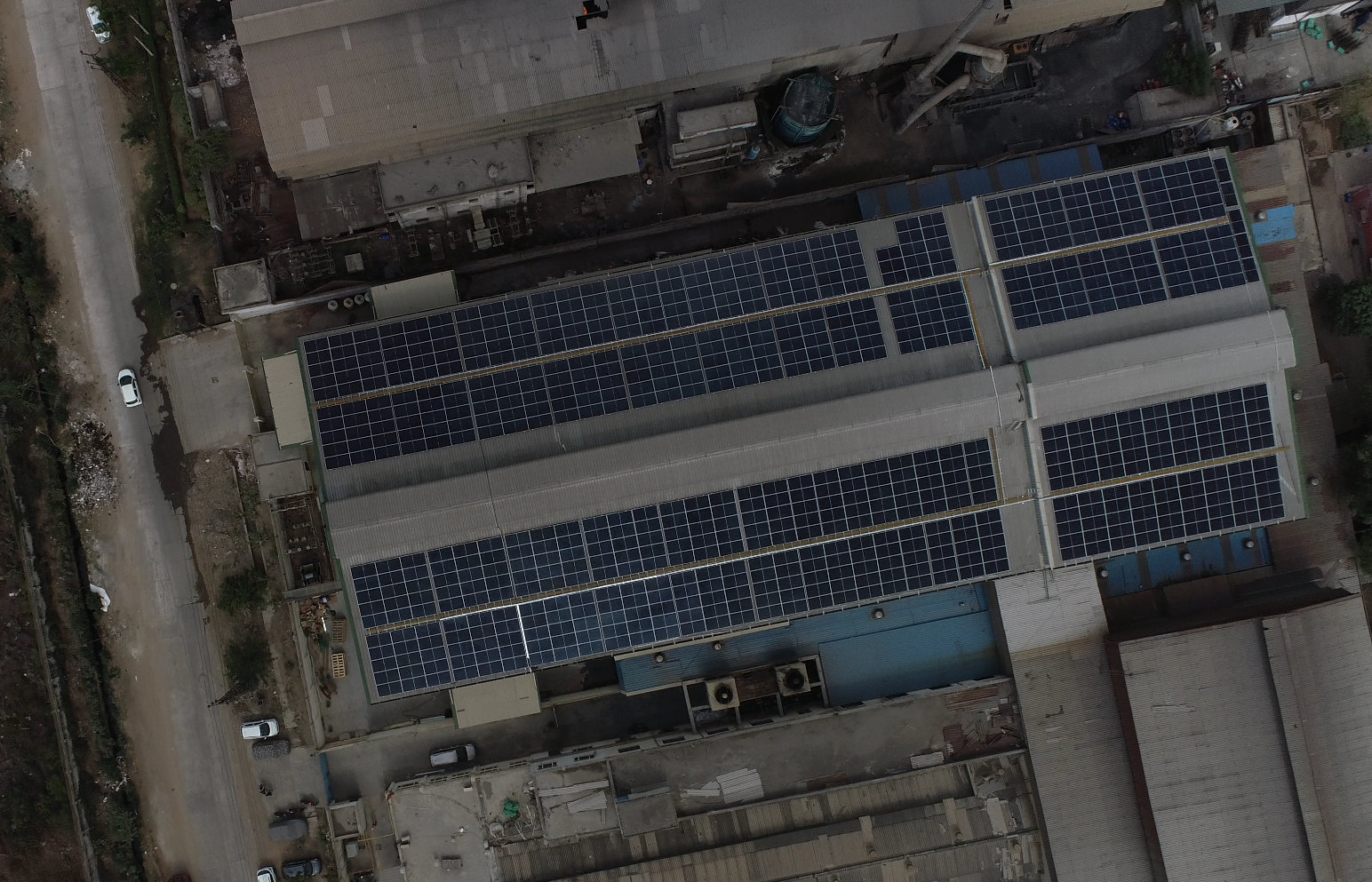 VRK Alumart Rooftop solar installation
